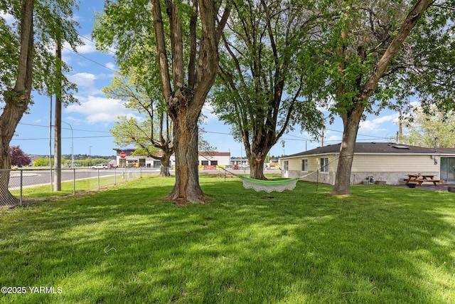 view of yard