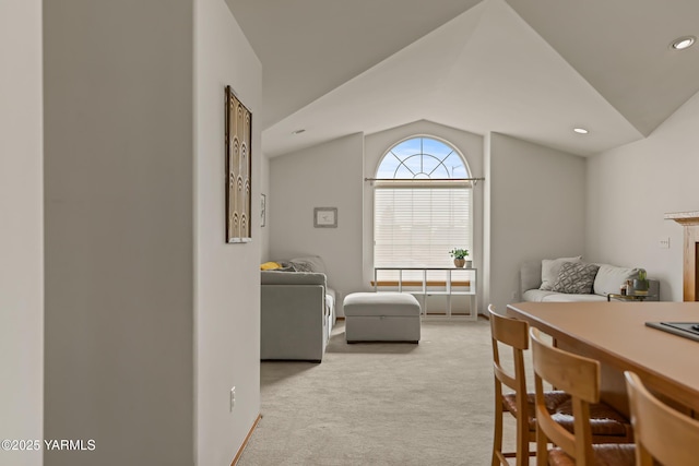 2 N 74th Ave, Yakima, WA 98908 - carpeted home office with lofted ceiling