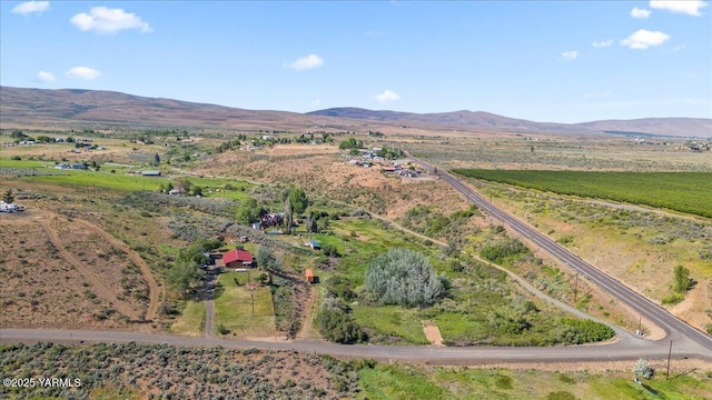 101 W Slavin Rd, Yakima, WA 98903 - aerial view of property and surrounding area featuring mountains and rural landscape