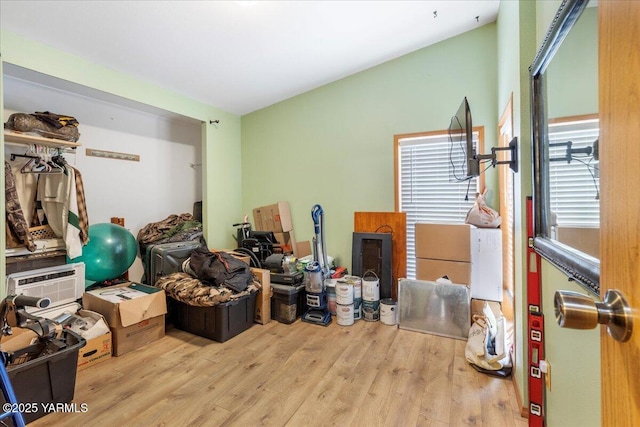 interior space featuring a wall unit AC