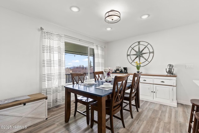 419 N 62nd Ave, Yakima, WA 98908 - dining area with light wood finished floors and recessed lighting