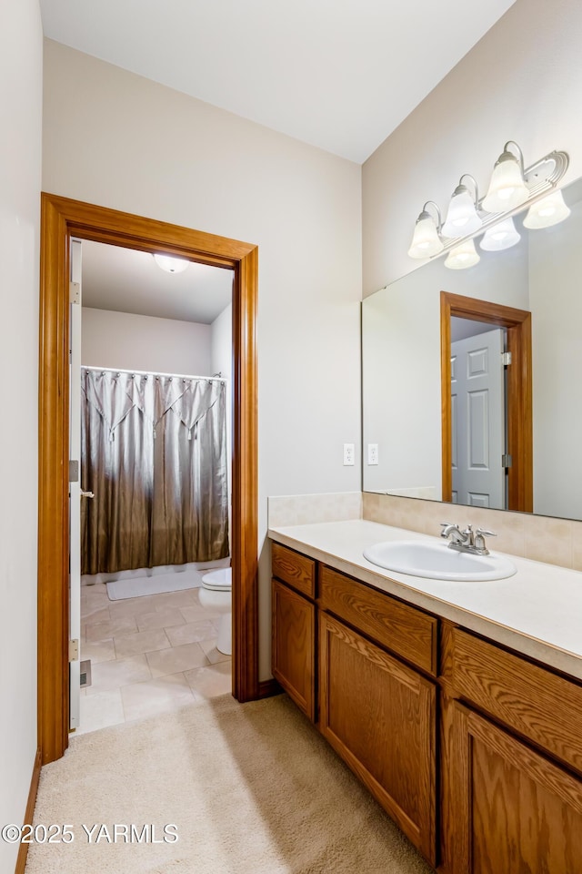 9307 Torrey Pines Ln, Yakima, WA 98908 - full bath with vanity and toilet