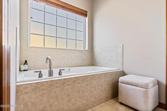 9307 Torrey Pines Ln, Yakima, WA 98908 - full bathroom featuring a bath and tile patterned floors