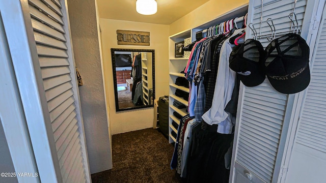 1391 Lancaster Rd, Selah, WA 98942 - walk in closet with dark carpet