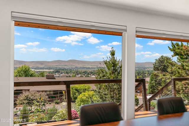 5709 Marilane St, Yakima, WA 98908 - dining room with a mountain view and healthy amount of natural light