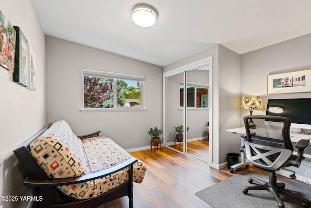 5709 Marilane St, Yakima, WA 98908 - office space featuring wood finished floors and vaulted ceiling