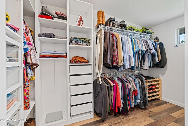 5709 Marilane St, Yakima, WA 98908 - walk in closet with wood finished floors