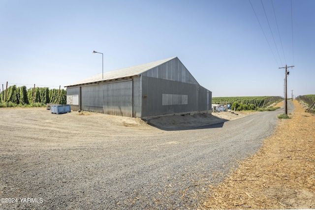 view of outbuilding featuring an outdoor structure