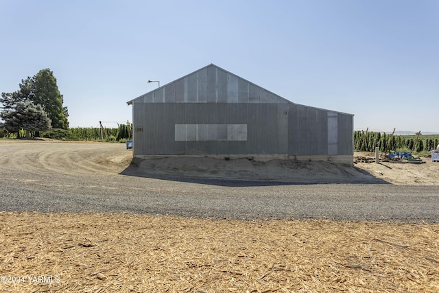 view of outdoor structure