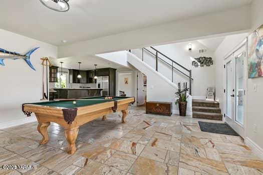 921 Tibbling Rd, Selah, WA 98942 - game room with baseboards and billiards table