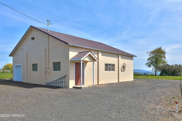 view of outbuilding