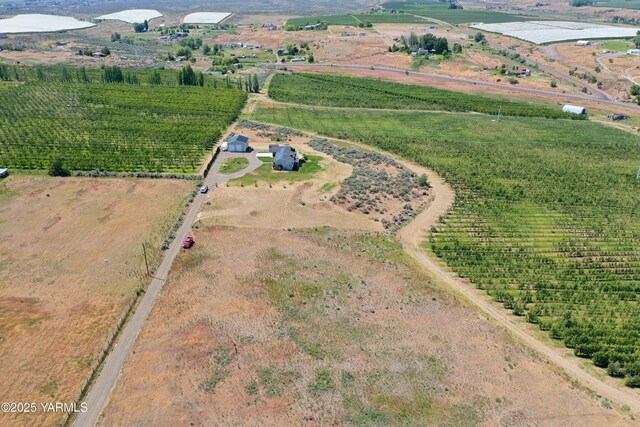 15911 Fisk Rd, Yakima, WA 98908 - aerial view of property's location with rural landscape and farmland