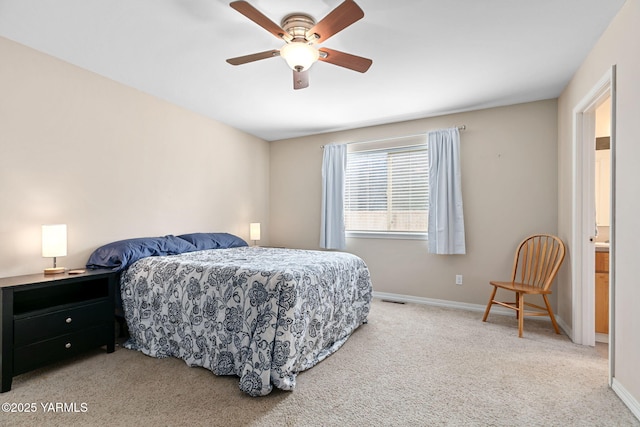 310 W Riverview Ave Unit C, Selah, WA 98942 - carpeted bedroom featuring baseboards and a ceiling fan