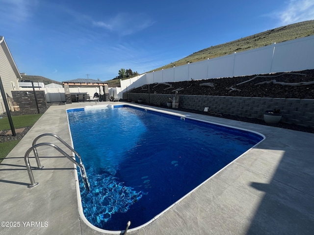 522 Adobe Way, Selah, WA 98942 - view of swimming pool featuring a gazebo, a fenced backyard, and a patio