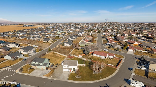 drone / aerial view featuring a residential view