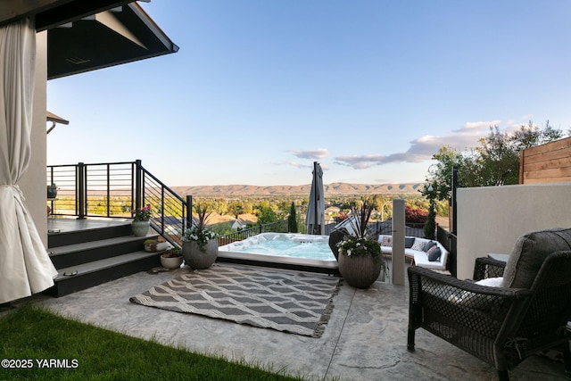 7902 Poplar View Way, Yakima, WA 98908 - view of patio featuring a mountain view