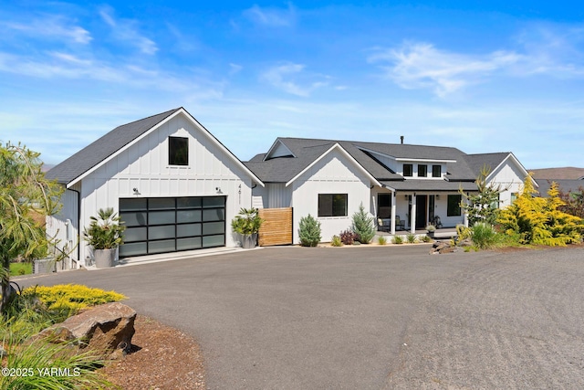 4611 Hilltop Way, Yakima, WA 98908 - modern inspired farmhouse featuring asphalt driveway, a porch, and board and batten siding