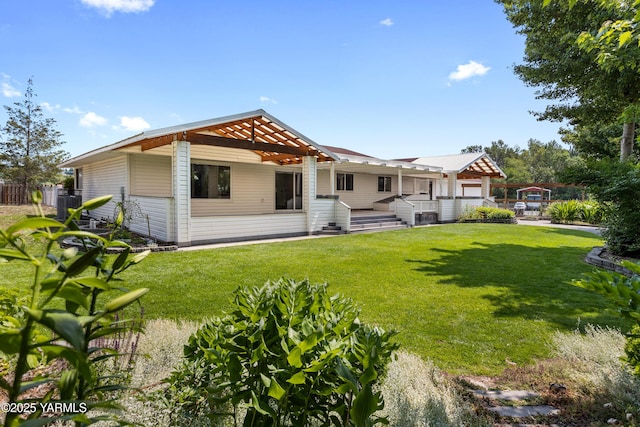 5252 US Highway 12, Yakima, WA 98908 - back of house with a yard and a pergola