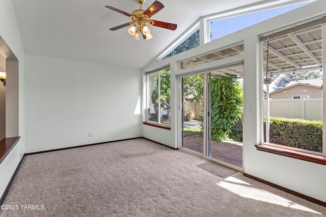 5304 Maui Pl, Yakima, WA 98908 - unfurnished sunroom featuring lofted ceiling