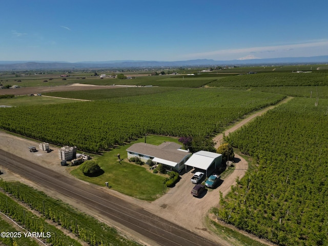 370 Macy Rd, Zillah, WA 98953 - aerial view with a rural view and a mountain view