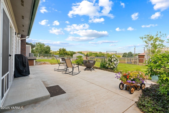 1312 Dazet Rd, Yakima, WA 98908 - view of patio featuring grilling area