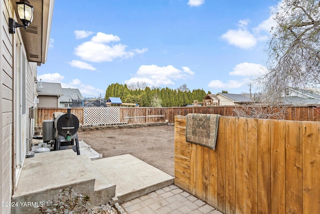 2705 Garrett St, Yakima, WA 98902 - view of patio with central AC and a fenced backyard