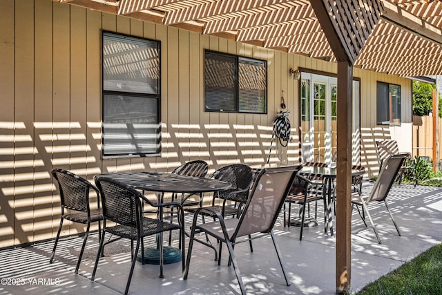 5502 Bristol Way, Yakima, WA 98908 - view of patio with a pergola and outdoor dining space
