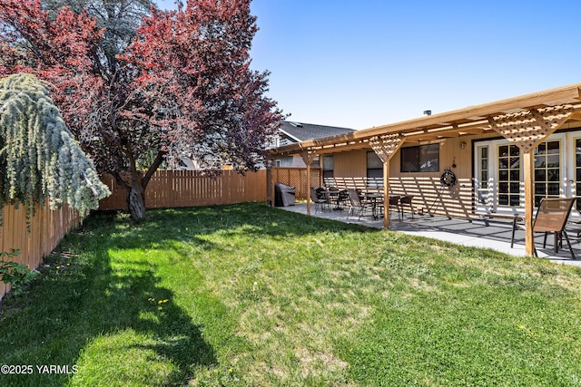 5502 Bristol Way, Yakima, WA 98908 - view of yard featuring a patio and a fenced backyard
