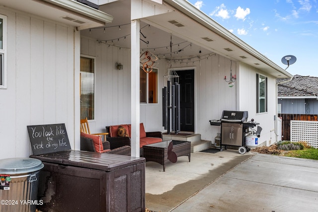 609 Jade Pl, Yakima, WA 98908 - view of patio featuring outdoor lounge area and area for grilling