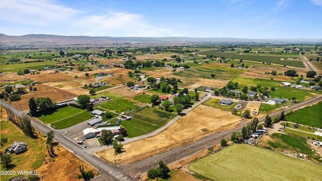 172004 NW Dogwood Rd, Prosser, WA 99350 - aerial view of property's location featuring rural landscape and a mountainous background