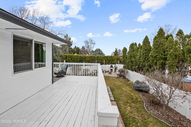4704 W Prasch Ave, Yakima, WA 98908 - wooden deck featuring fence and a yard