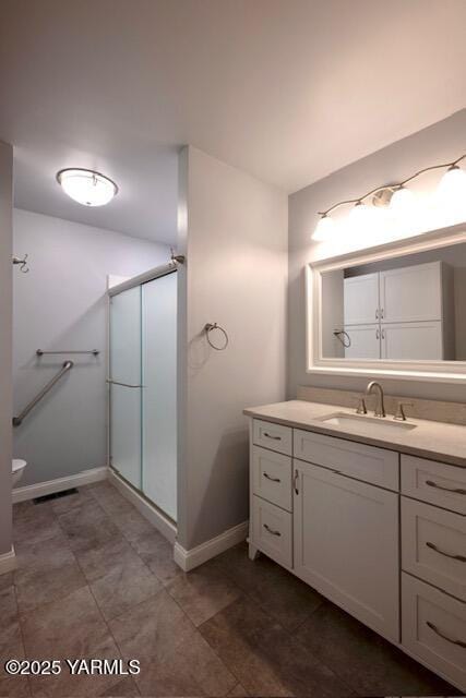 215 N 56th Ave Unit 42, Yakima, WA 98908 - full bathroom featuring vanity and a stall shower