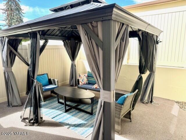 215 N 56th Ave Unit 42, Yakima, WA 98908 - view of patio / terrace featuring a gazebo