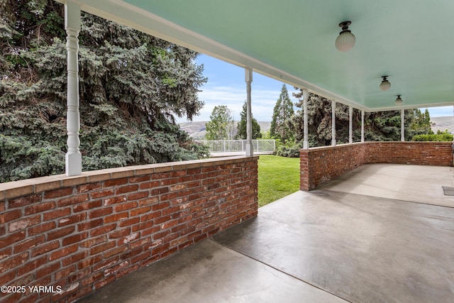 view of patio