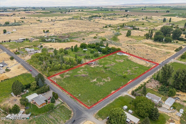 19700 N Beers Rd, Prosser, WA 99350 - overview of rural landscape with property boundaries highlighted