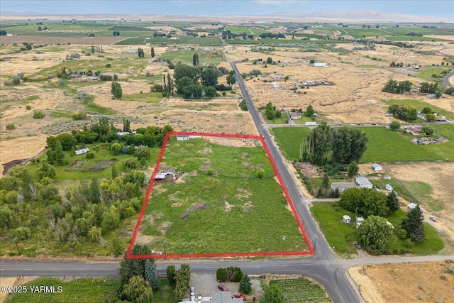 19700 N Beers Rd, Prosser, WA 99350 - aerial view of sparsely populated area featuring property boundaries highlighted