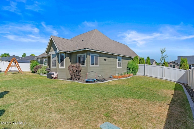 7302 Crown Crest Ave, Yakima, WA 98903 - rear view of house featuring a playground