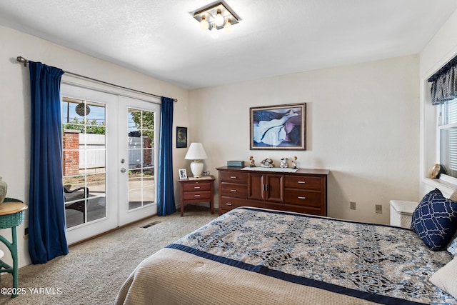 4405 Summitview Ave, Yakima, WA 98908 - bedroom featuring french doors, access to outside, and carpet flooring