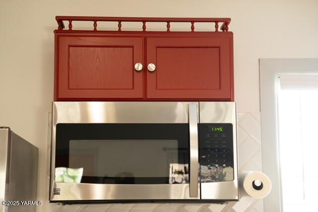 1319 S 15th Ave, Yakima, WA 98902 - kitchen view of stainless steel microwave