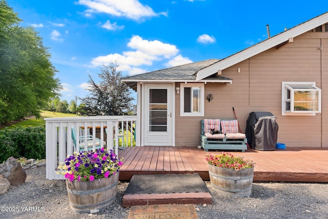 1531 Old Stage Way, Yakima, WA 98908 - wooden deck with grilling area