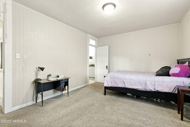 2810 Butterfield Rd, Yakima, WA 98901 - carpeted bedroom with wooden walls and crown molding
