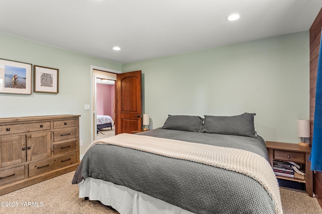 5504 Webster Ave, Yakima, WA 98908 - bedroom featuring light carpet and recessed lighting