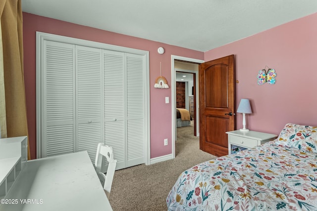 5504 Webster Ave, Yakima, WA 98908 - carpeted bedroom with a closet and baseboards