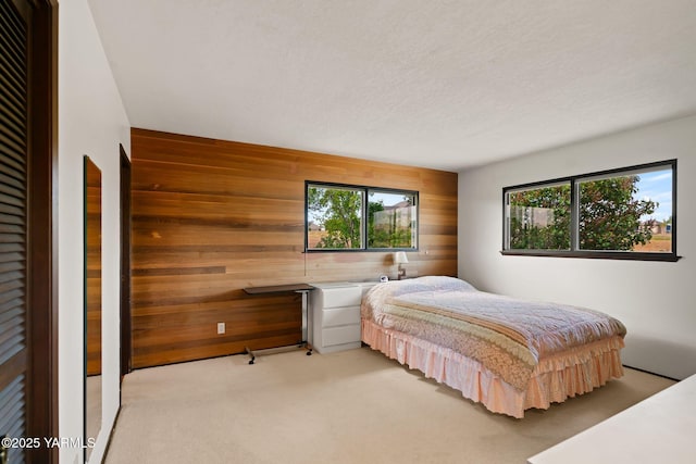 10800 Zier Rd, Yakima, WA 98908 - carpeted bedroom with wood walls