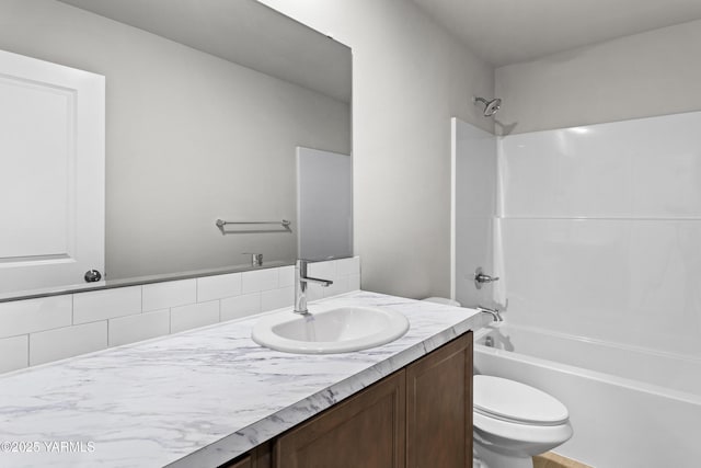 518 Chinook Winds Ln Lot 10, Tieton, WA 98947 - full bathroom with toilet, vanity, and shower / tub combination