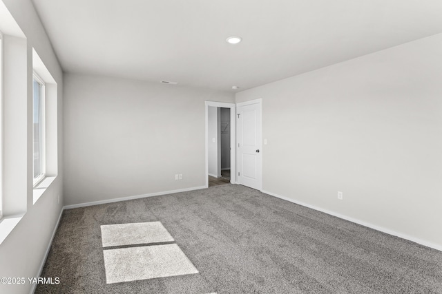 518 Chinook Winds Ln Lot 10, Tieton, WA 98947 - carpeted spare room featuring baseboards, visible vents, and recessed lighting