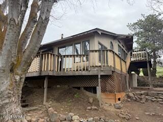 8108 Poplar View Way, Yakima, WA 98908 - back of house featuring a wooden deck
