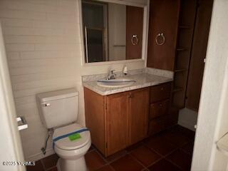8108 Poplar View Way, Yakima, WA 98908 - bathroom with toilet, vanity, and tile patterned floors