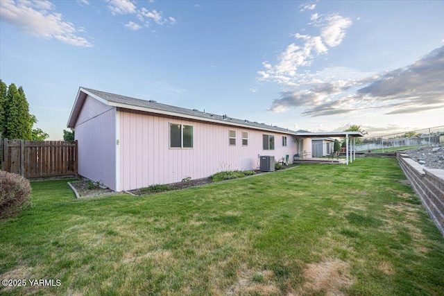308 Merrick Ave, Sunnyside, WA 98944 - rear view of house with central air condition unit
