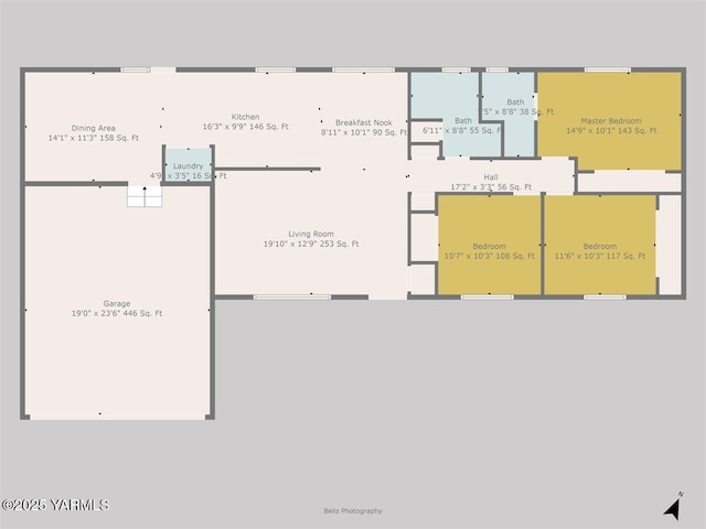 308 Merrick Ave, Sunnyside, WA 98944 - room layout
